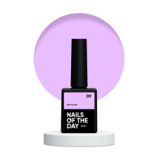 NAILSOFTHEDAY Bottle gel 09 - jasno-fioletowy do wzmocnienia i naprawy, 10 ml